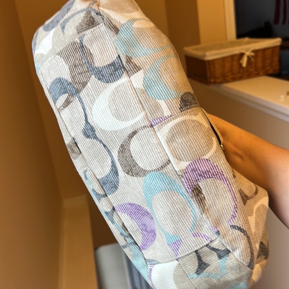 Coach Bags Coach Purse Purple Lining And Leather Straps Poshmark